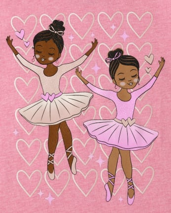 Baby And Toddler Girls Princess Graphic Tee 2-Pack