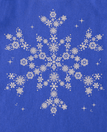 Baby And Toddler Girls Snowflake Graphic Tee