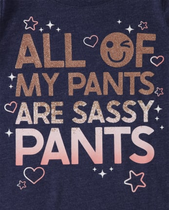 Baby And Toddler Girls Sassy Graphic Tee 3-Pack