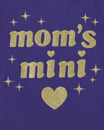 Baby And Toddler Girls Mom Graphic Tee