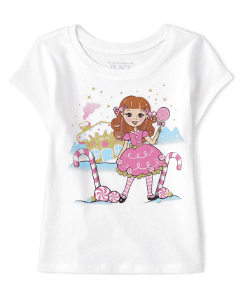 Baby And Toddler Girls Girl Graphic Tee