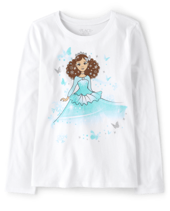 Girls Princess Graphic Tee