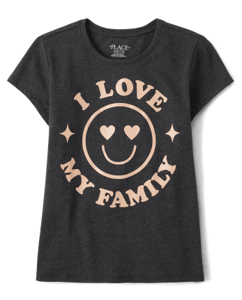 Girls Family Graphic Tee