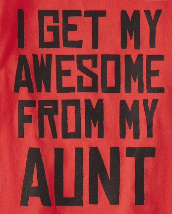 T-shirt graphique Awesome Aunt pour bébés et tout-petits garçons
