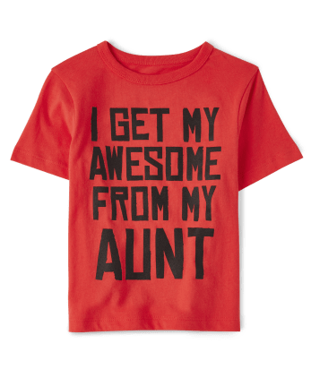 T-shirt graphique Awesome Aunt pour bébés et tout-petits garçons