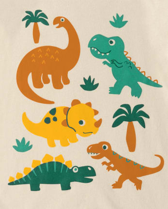 Baby And Toddler Boys Dino Graphic Tee 2-Pack