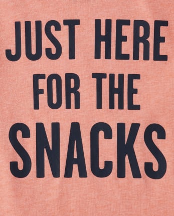 Camiseta gráfica Snacks para bebés y niños pequeños