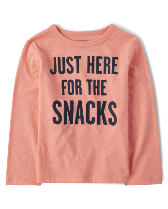 Camiseta gráfica Snacks para bebés y niños pequeños