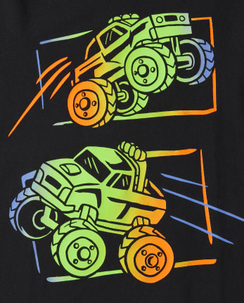 Baby and Toddler Boy Monster Truck Graphic Tee