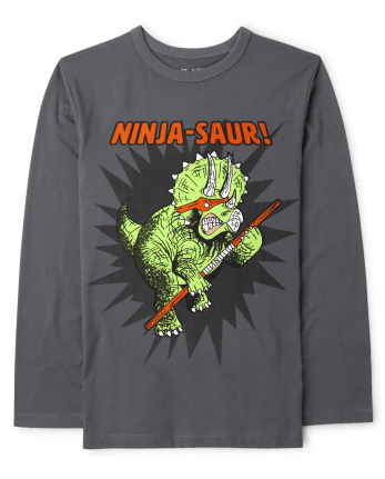 Boys Ninja-Saur Graphic Tee
