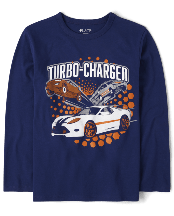Boys Car Graphic Tee