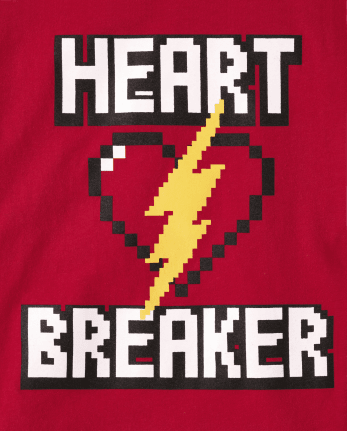 Camiseta con gráfico Heart Breaker para niños