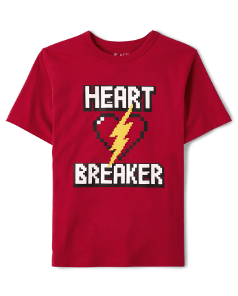 Camiseta con gráfico Heart Breaker para niños