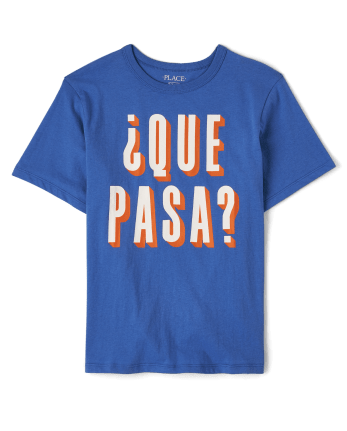 Boys Que Pasa Graphic Tee
