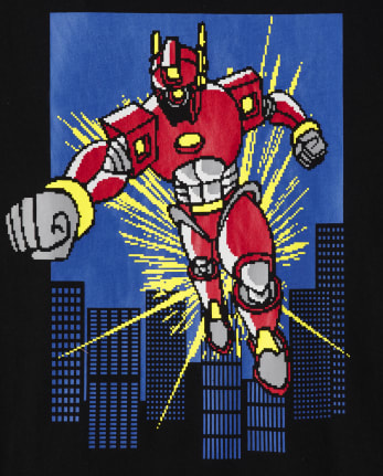 Boys Robot Graphic Tee
