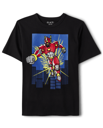 Boys Robot Graphic Tee