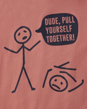 Boys Stick Figure Graphic Tee