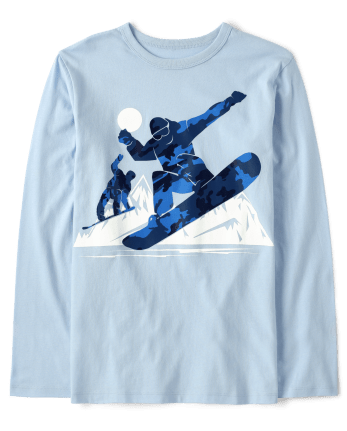 Boys Snowboard Graphic Tee