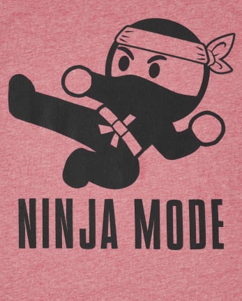 Camiseta gráfica del modo Ninja para niños