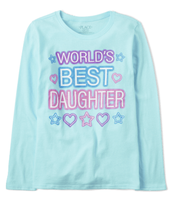Girls Best Daughter Graphic Tee