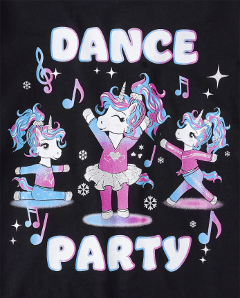 Girls Dance Party Graphic Tee