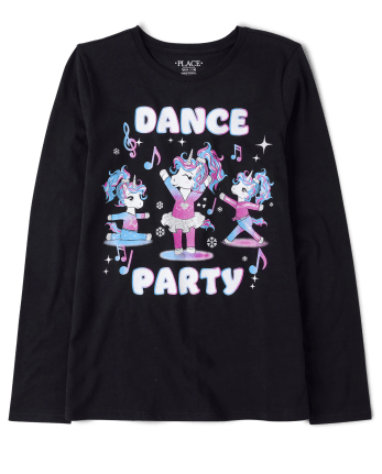 Girls Dance Party Graphic Tee
