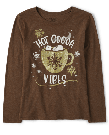 Girls Hot Cocoa Graphic Tee