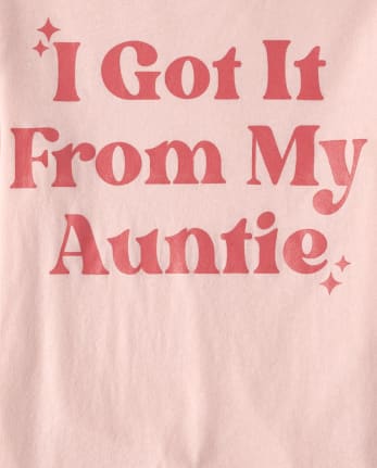 Girls Auntie Graphic Tee