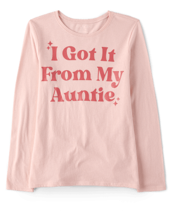 Girls Auntie Graphic Tee