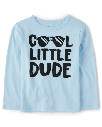 Baby And Toddler Boys Dude Graphic Tee