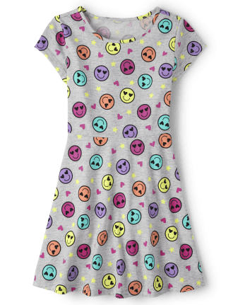 Girls Print Everyday Dress