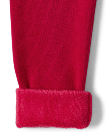 Leggings acogedores de talle alto para niñas