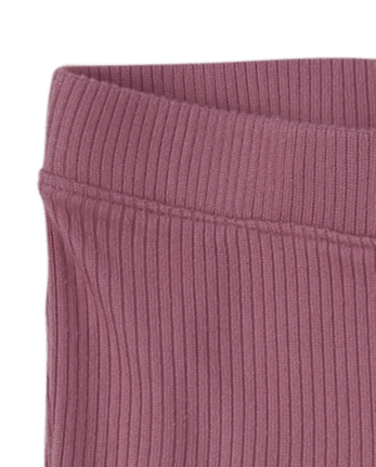 Pantalon évasé côtelé pour fille