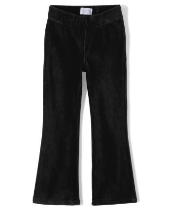 Girls Stretch Knit Cord Flare Pants