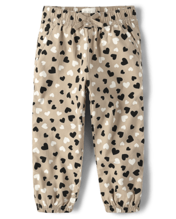 Pantalones jogger estampados para niñas