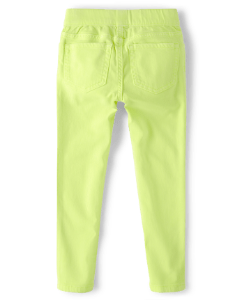 Jeggings en tricot sergé pour fille