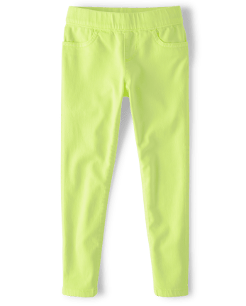 Jeggings en tricot sergé pour fille