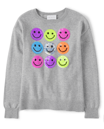 Girls Graphic Sweater