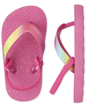 Toddler Girls Print Flip Flops 3-Pack