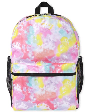 Girls Tie Dye Backpack And Lunchbox Set