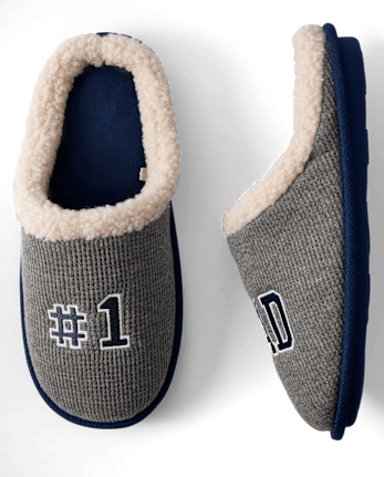 Mens Number 1 Dad Slippers