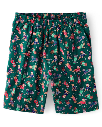 Mens Flannel Pajama Shorts