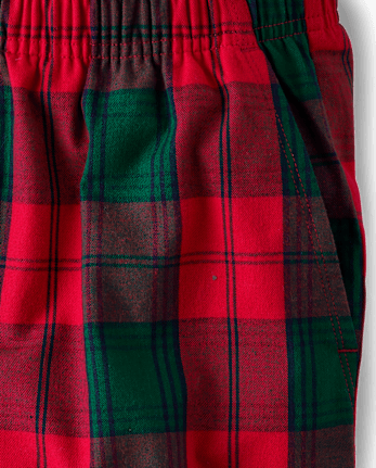 Pantalones Shortsde pijama de franela para hombre