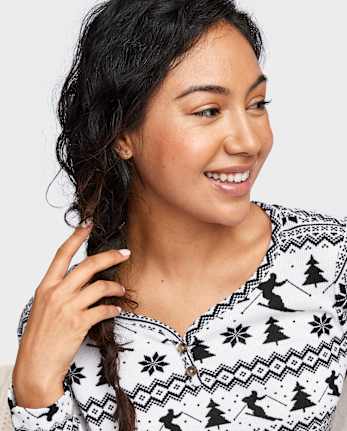 Pijamas térmicos de esquí para mujer