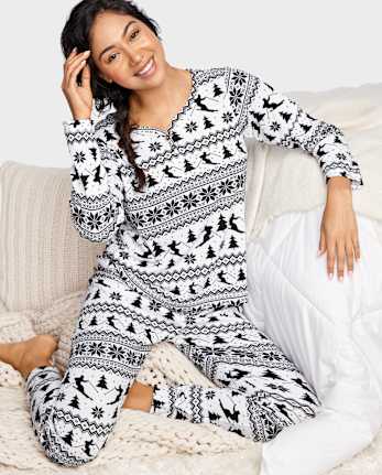 Pijamas térmicos de esquí para mujer