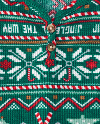 Pijama térmico Fairisle familiar a juego para mujer