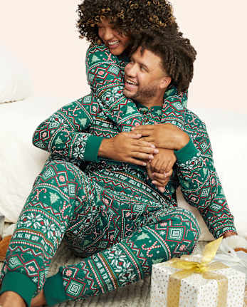 Pijama térmico Fairisle familiar a juego para mujer