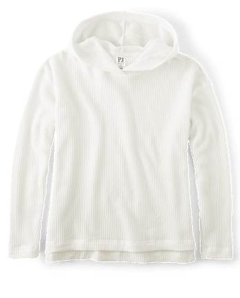 Womens Oversized Thermal Hooded Top