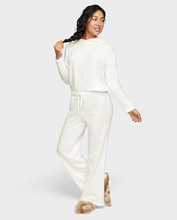 Pantalones térmicos acampanados para mujer