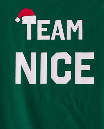 Camiseta para dormir unisex con estampado navideño para adultos